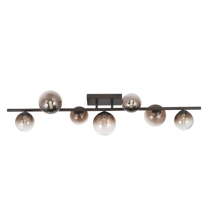 Brilagi - LED-Aufbau-Kronleuchter MILLA 7xG9/3W/230V braun/rauchbraun