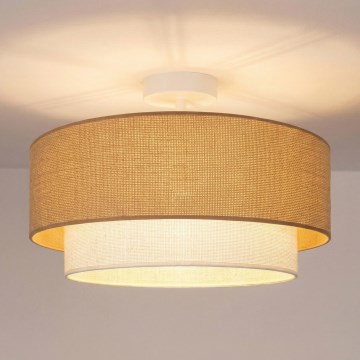 Brilagi - LED-Aufbauleuchte BOHO ECO 1xE27/10W/230V Ø 40 cm beige/creme