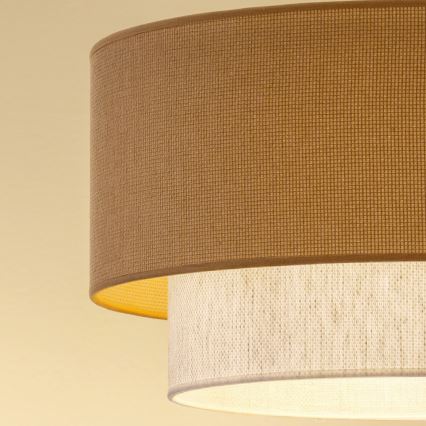 Brilagi - LED-Aufbauleuchte BOHO ECO 1xE27/10W/230V Ø 40 cm beige/creme