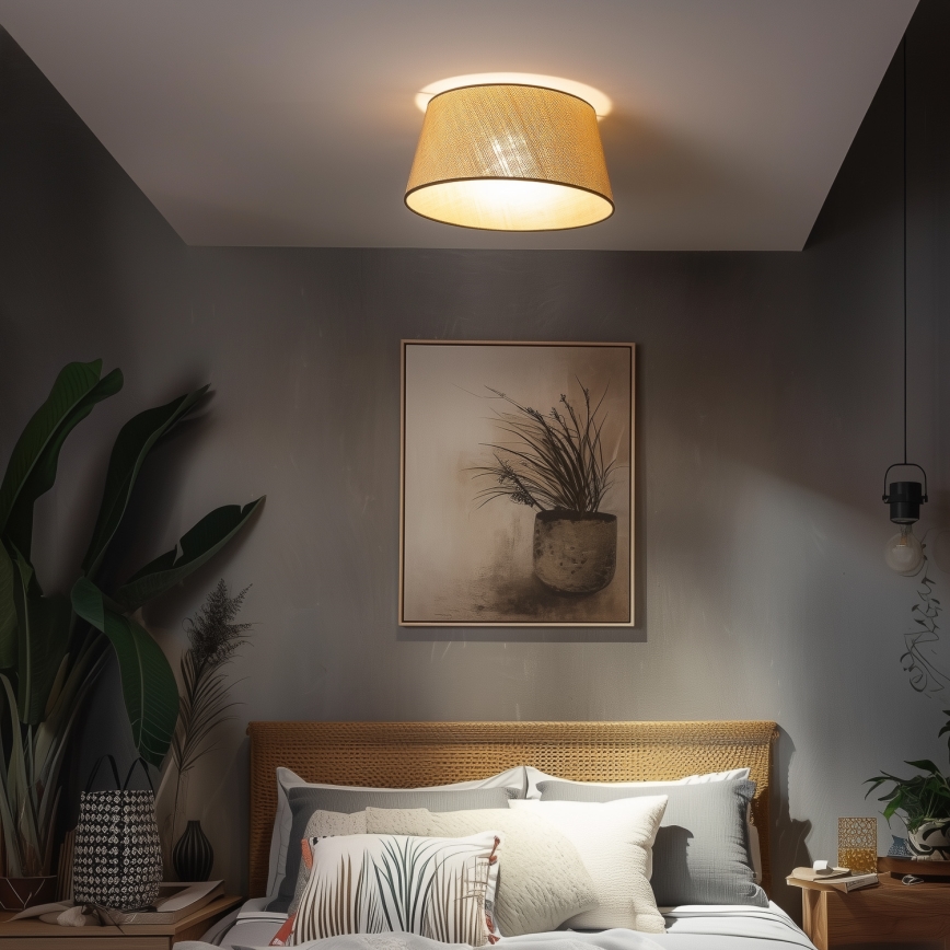 Brilagi - LED-Aufbauleuchte CERIA 1xE27/40W/230V, Ø 50 cm, beige