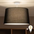 Brilagi - LED-Aufbauleuchte CERIA 1xE27/60W/230V Ø 45 cm weiß/schwarz
