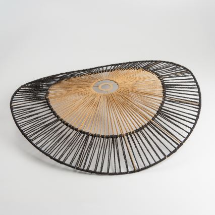 Brilagi - LED-Aufbauleuchte CERIA BOHO 1xE27/40W/230V Ø 50 cm schwarz/braun/Eiche