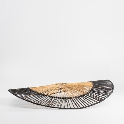 Brilagi - LED-Aufbauleuchte CERIA BOHO 1xE27/40W/230V Ø 50 cm schwarz/braun/Eiche