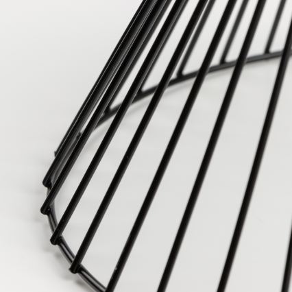 Brilagi - LED-Aufbauleuchte CERIA WIRE 1xE27/40W/230V, Ø 30 cm, schwarz/Eiche