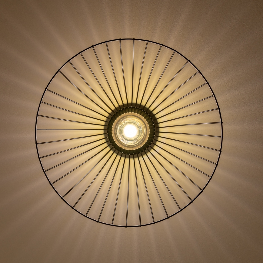 Brilagi - LED-Aufbauleuchte CERIA WIRE 1xE27/40W/230V Ø 45 cm schwarz