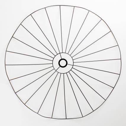 Brilagi - LED-Aufbauleuchte CERIA WIRE 1xE27/40W/230V Ø 80 cm schwarz/Eiche