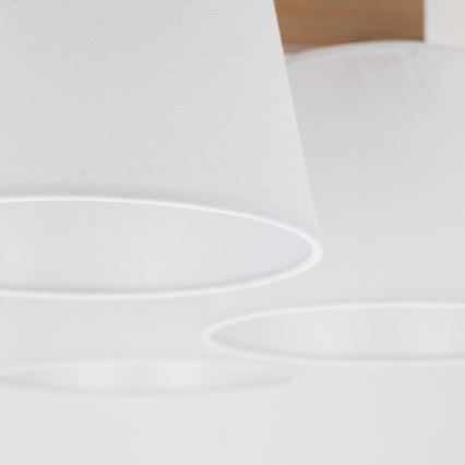 BRILAGI - LED-Aufbauleuchte LATTE SABIA 5xE27/15W/230V Kiefer/weiß