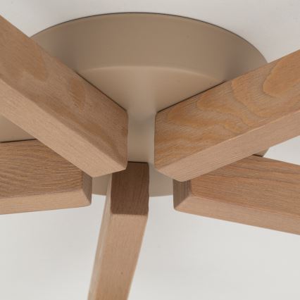 BRILAGI - LED-Aufbauleuchte LATTE SABIA 5xE27/15W/230V Kiefer/weiß