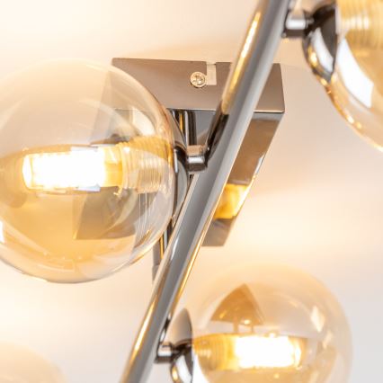 Brilagi - LED-Aufbauleuchte MILLA 4xG9/3W/230V schwarz/chrom/gold