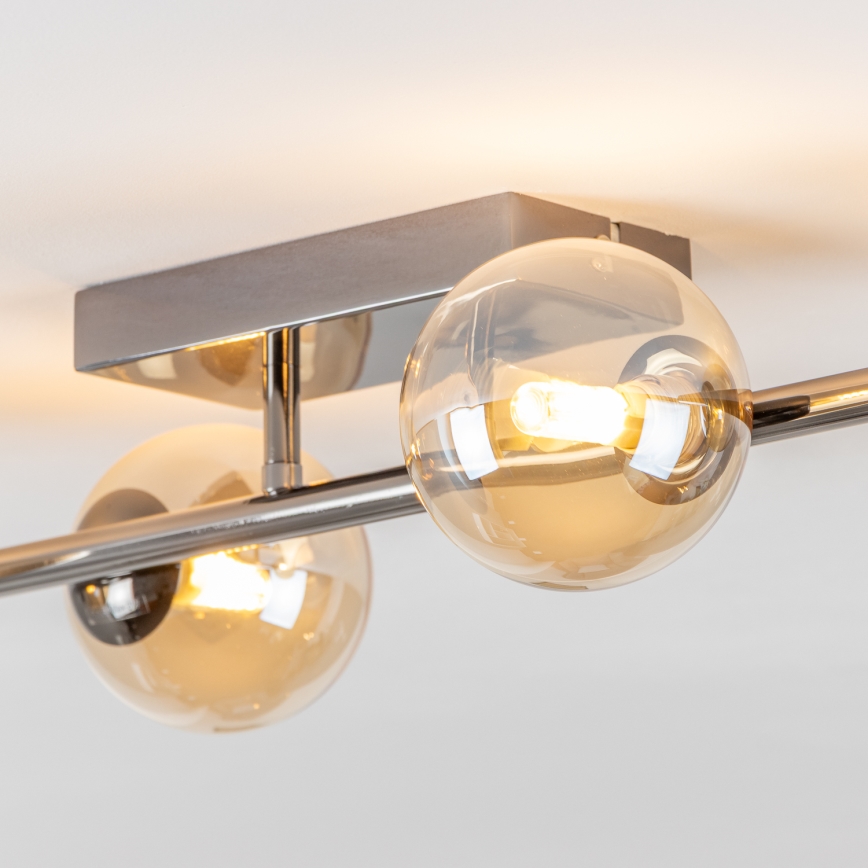 Brilagi - LED-Aufbauleuchte MILLA 4xG9/3W/230V schwarz/chrom/gold