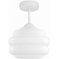 BRILAGI - LED Aufbauleuchte RETRO GLASS 1xE27/60W/230V Ø 20 cm weiß