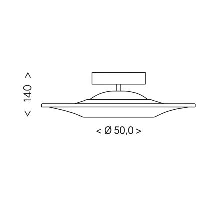 Brilagi - LED-Aufbauleuchte VERANO LED/38W/230V