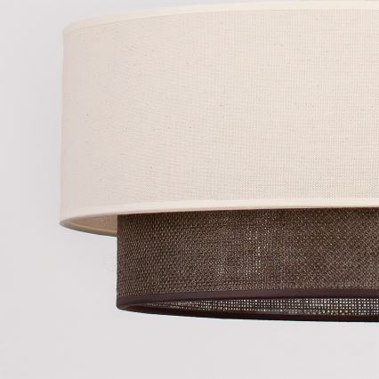 Brilagi - LED Aufgesetzte Deckenleuchte Boho-Style 1xE27/15W/230V pr. 40 cm creme/braun