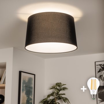 Brilagi - LED Aufgesetzte Deckenleuchte CERIA 1xE27/40W/230V Ø 45 cm schwarz