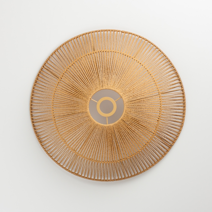 Brilagi - LED aufgesetzte Deckenleuchte CERIA BOHO 1xE27/40W/230V Ø 50 cm braun/Eiche