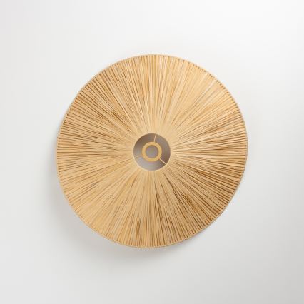 Brilagi - LED Aufgesetzte Deckenleuchte CERIA BOHO 1xE27/40W/230V Ø 60 cm Raphia/Eiche