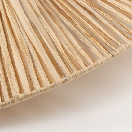 Brilagi - LED Aufgesetzte Deckenleuchte CERIA BOHO 1xE27/40W/230V Ø 60 cm Raphia/Eiche