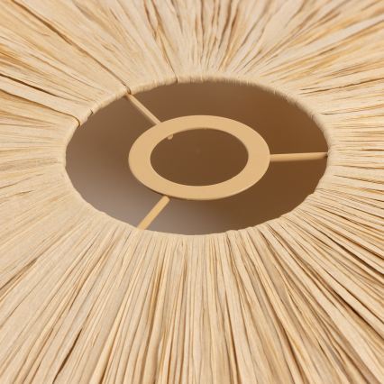 Brilagi - LED Aufgesetzte Deckenleuchte CERIA BOHO 1xE27/40W/230V Ø 60 cm Raphia/Eiche