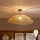 Brilagi - LED aufgesetzte Deckenleuchte CERIA BOHO 1xE27/60W/230V Ø 70 cm schwarz/braun