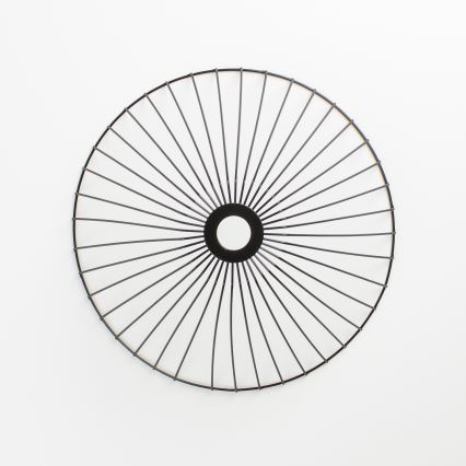 Brilagi - LED aufgesetzte Deckenleuchte CERIA WIRE 1xE27/40W/230V Ø 45 cm schwarz/Eiche