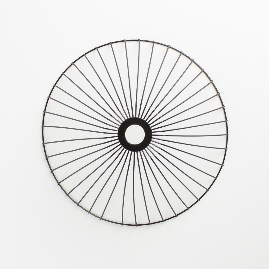 Brilagi - LED aufgesetzte Deckenleuchte CERIA WIRE 1xE27/40W/230V Ø 45 cm schwarz/Eiche