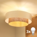 Brilagi - LED aufgesetzte Deckenleuchte im Boho-Stil 3xE27/45W/230V Ø 80 cm
