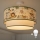Brilagi - LED aufgesetzte Kinder-Deckenleuchte BOBO 1x E27/10W/230V Ø 40 cm Creme/Grün/Dschungel