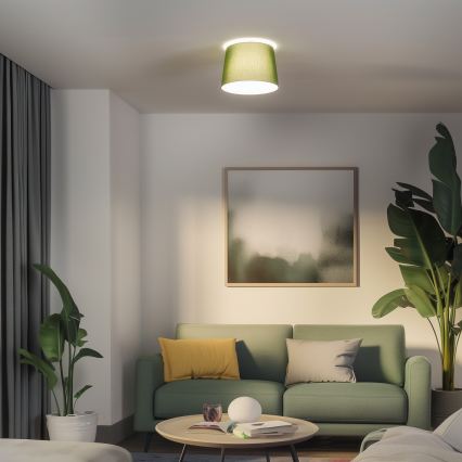 Brilagi - LED-Aufputz-Deckenleuchte CERIA 1xE27/40W/230V Ø 30 cm grün