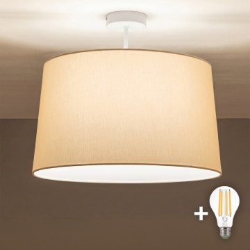 Brilagi - LED-Aufputz-Deckenleuchte CERIA 1xE27/60W/230V Ø 45 cm weiß/beige