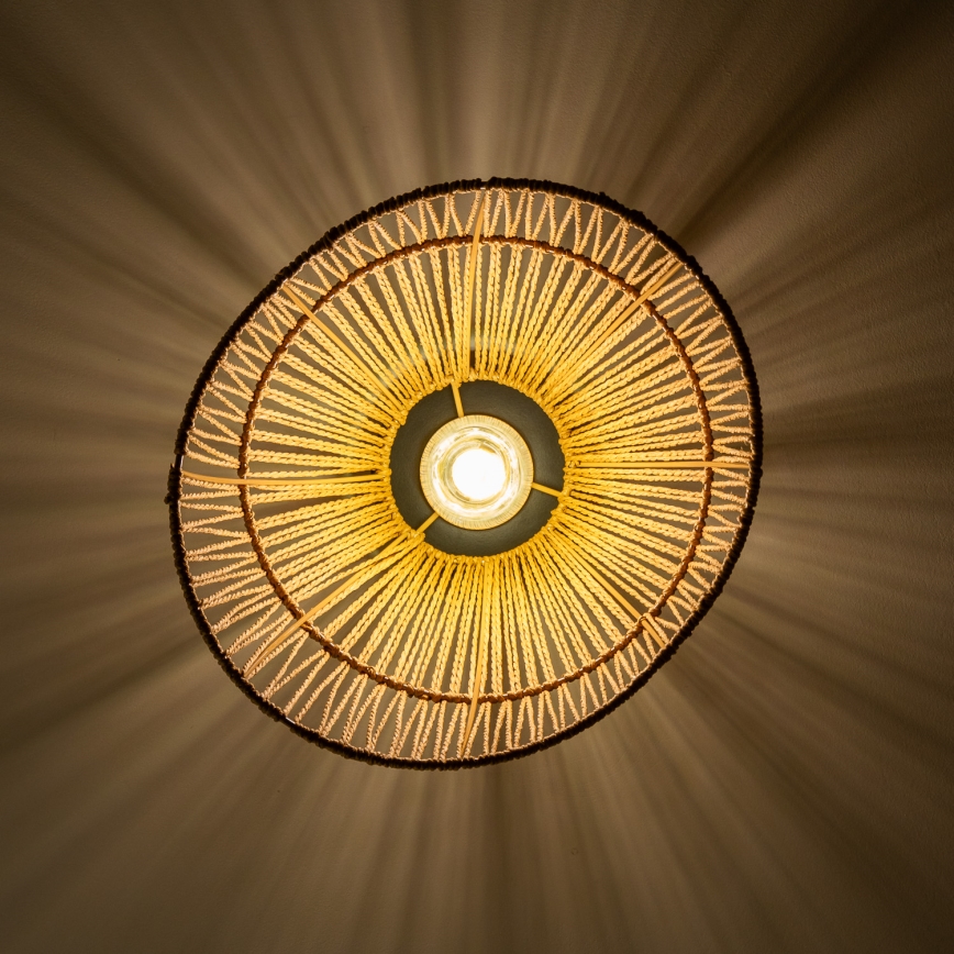 Brilagi - LED-Aufputz-Deckenleuchte CERIA BOHO 1xE27/40W/230V pr. 30 cm braun