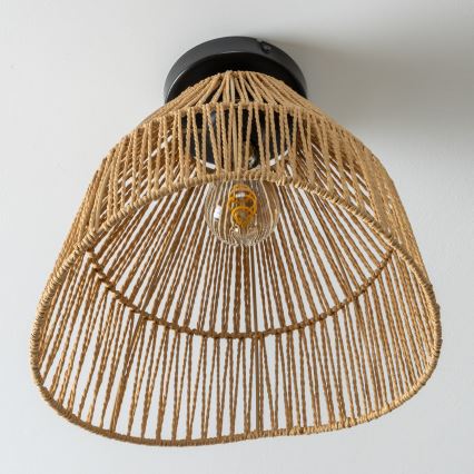 Brilagi - LED-Aufputz-Deckenleuchte CERIA BOHO 1xE27/40W/230V pr. 30 cm braun