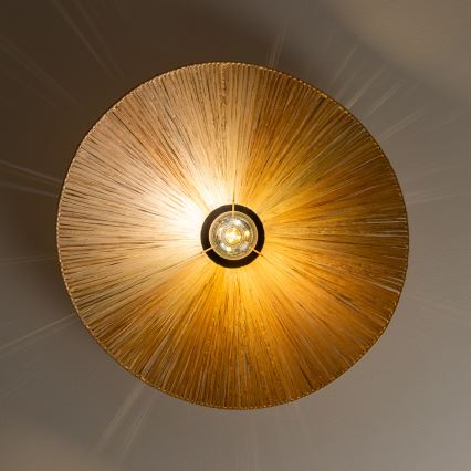 Brilagi - LED-Aufputz-Deckenleuchte CERIA BOHO 1xE27/40W/230V Ø 60 cm Raffia