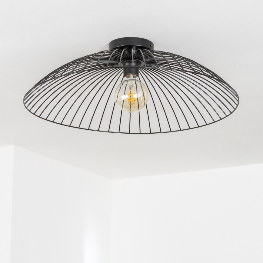 Brilagi - LED-Aufputz-Deckenleuchte CERIA WIRE 1xE27/40W/230V Ø 60 cm schwarz