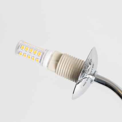 Brilagi - LED-Aufputz-Deckenleuchte MISTEL 15xG9/3W/230V schwarz-chrom/rauchglas