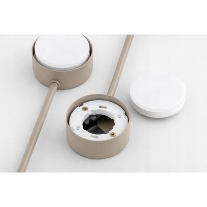 Brilagi - LED-Aufputz-Deckenleuchte MONO 6xGX53/12W/230V beige