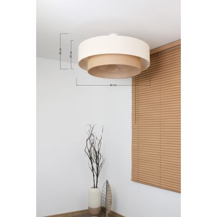 Brilagi - LED Aufputz-Deckenleuchter BOHO STYLE 3xE27/15W/230V Ø 80 cm
