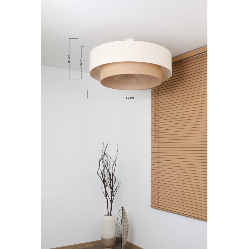 Brilagi - LED Aufputz-Deckenleuchter BOHO STYLE 3xE27/15W/230V Ø 80 cm