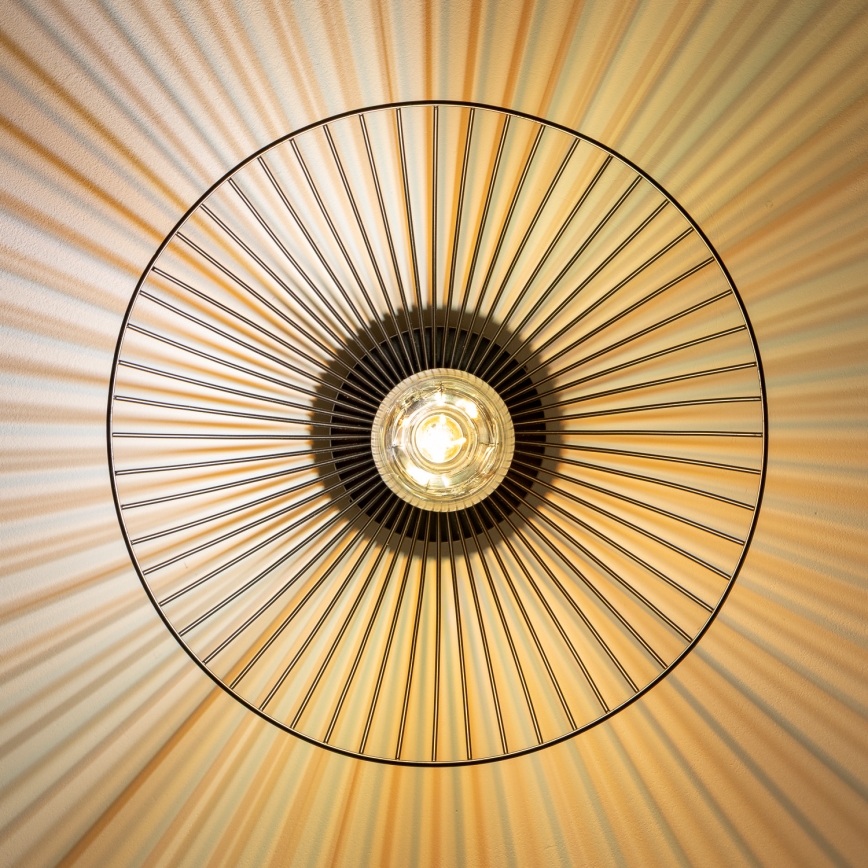 Brilagi - LED-Aufputzleuchte CERIA WIRE 1xE27/40W/230V Ø 26 cm schwarz