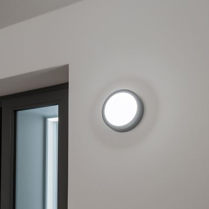 Brilagi - LED Außen-Deckenleuchte LED/13W/230V Ø 17 cm IP54 Anthrazit