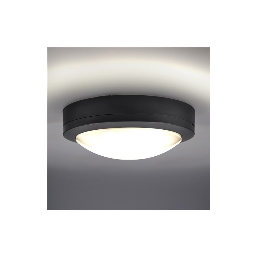 Brilagi - LED Außen-Deckenleuchte LED/13W/230V Ø 17 cm IP54 Anthrazit