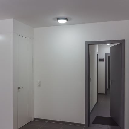 Brilagi - LED Außen-Deckenleuchte LED/20W/230V Ø 23 cm IP54 Anthrazit