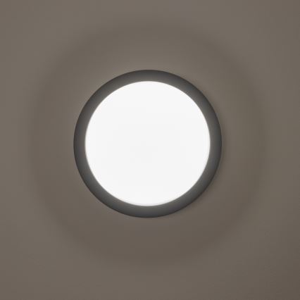 Brilagi - LED Außen-Deckenleuchte LED/20W/230V Ø 23 cm IP54 Anthrazit
