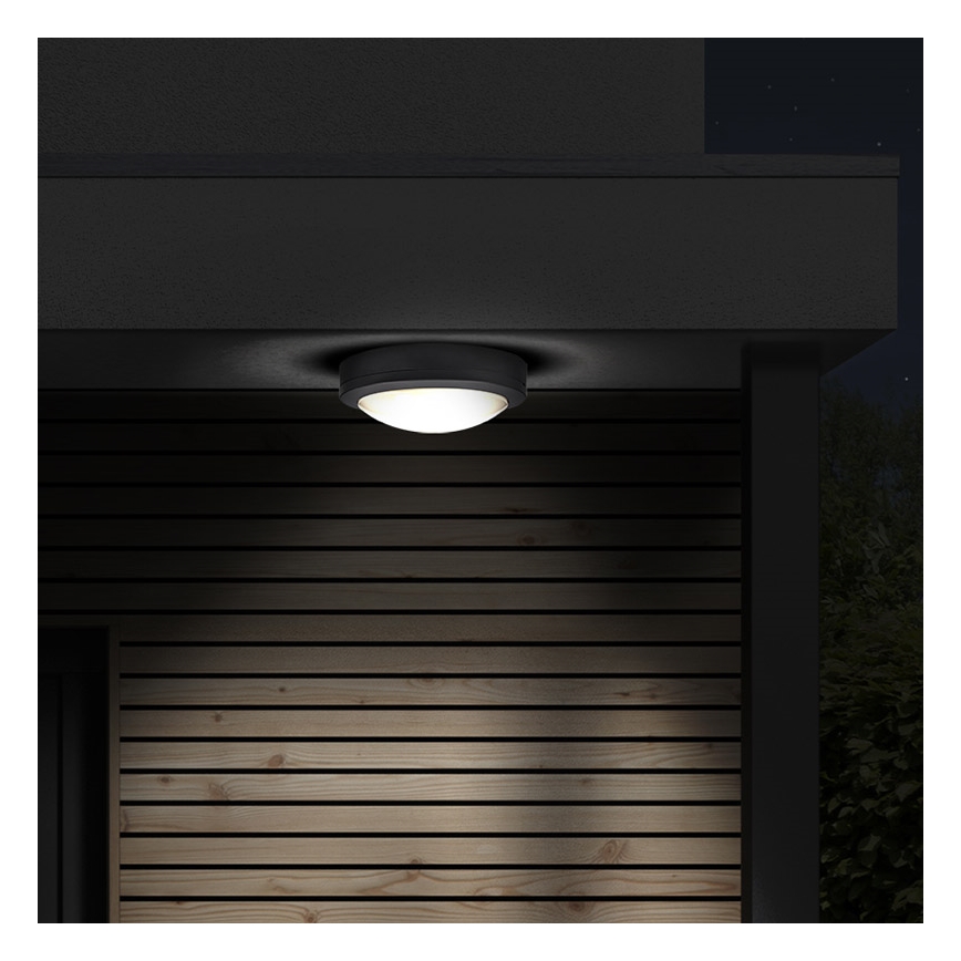Brilagi - LED Außen-Deckenleuchte LED/20W/230V Ø 23 cm IP54 Anthrazit