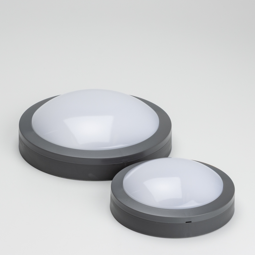 Brilagi - LED Außen-Deckenleuchte LED/20W/230V Ø 23 cm IP54 Anthrazit