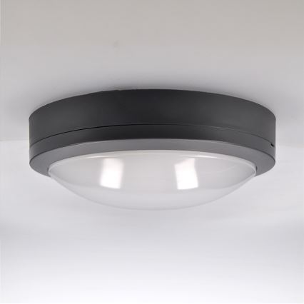 Brilagi - LED Außen-Deckenleuchte LED/20W/230V Ø 23 cm IP54 Anthrazit