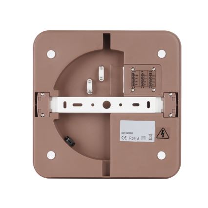 Brilagi - LED Außen-Deckenleuchte BENE LED/24W/230V 26x26 cm braun IP54