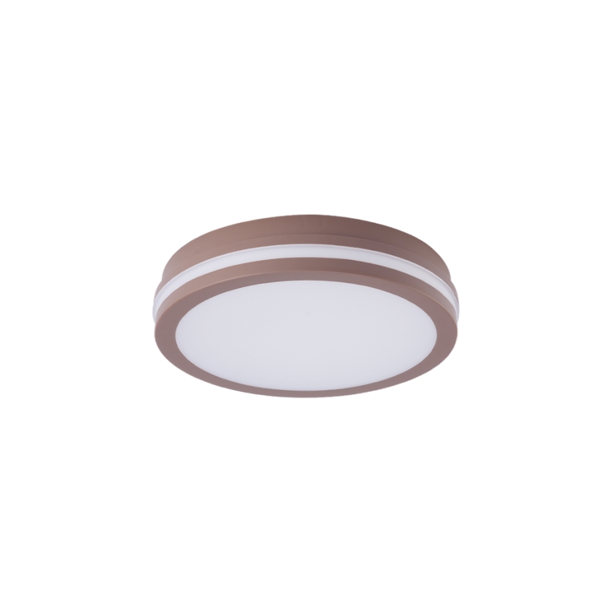 Brilagi - LED-Außen-Deckenleuchte BENE LED/24W/230V Ø 26 cm braun IP54