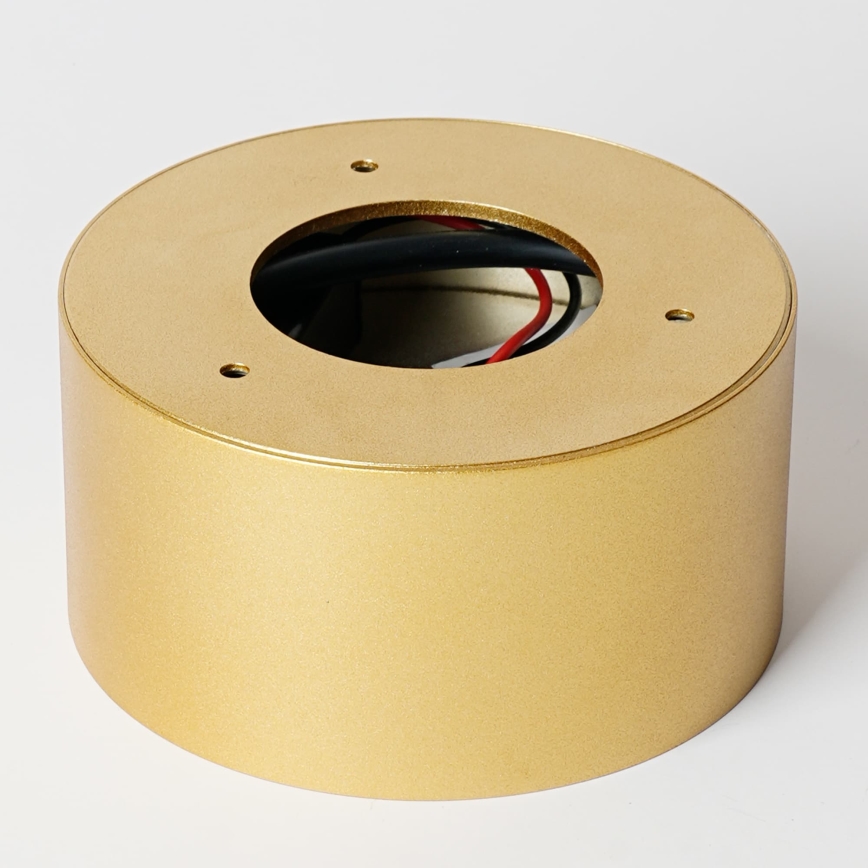 BRILAGI - LED Außen-Deckenleuchte FORIS LED/14W/230V Ø 12 cm goldfarben IP44