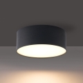 BRILAGI - LED-Außen-Deckenleuchte FORIS LED/14W/230V Ø 12 cm schwarz IP44