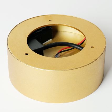 BRILAGI - LED Außen-Deckenleuchte FORIS LED/20W/230V Ø 15 cm goldfarben IP44